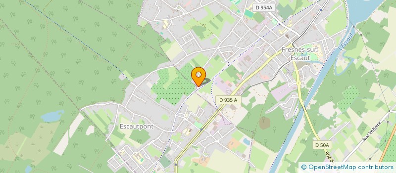 localisation de l'entreprise JPMI  ESCAUTPONT