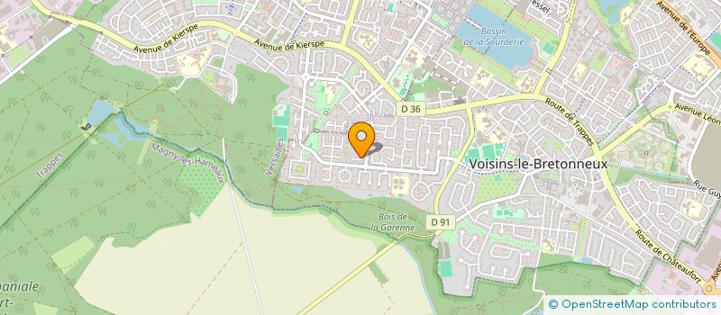 localisation de l'entreprise JPMM PATRIMOINE  VOISINS-LE-BRETONNEUX