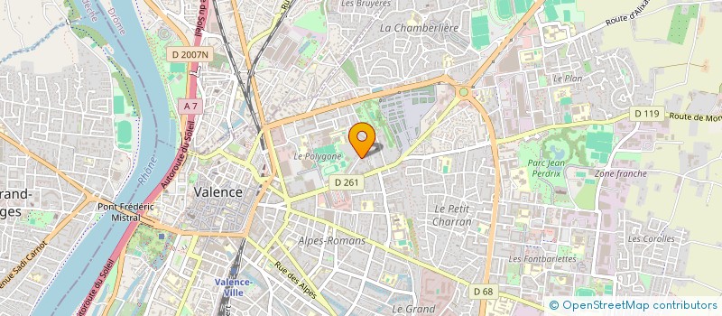 localisation de l'entreprise JPMP à VALENCE