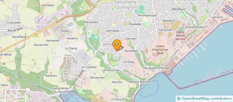 localisation de l'entreprise JPMPC  BREST