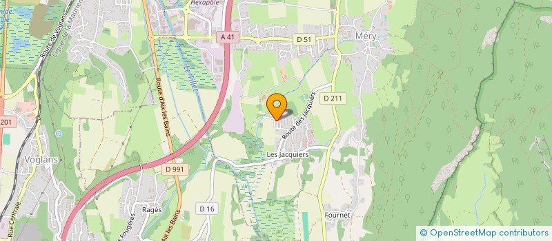 localisation de l'entreprise JPMS73 à MERY