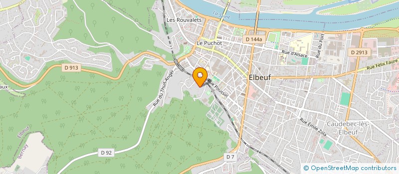 localisation de l'entreprise JPMUPROPRETE à ELBEUF