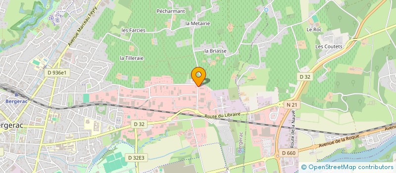 localisation de l'entreprise JPMV 24 à BERGERAC