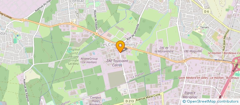 localisation de l'entreprise JPN  LE HAILLAN