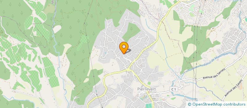 localisation de l'entreprise JPN  PIERREVERT