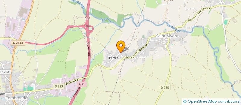 localisation de l'entreprise JPN  SAINT-MYON