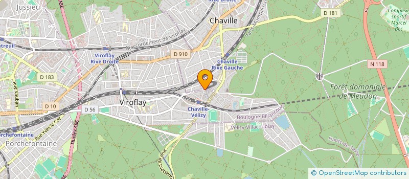 localisation de l'entreprise JPN AUTOMOBILES  VIROFLAY