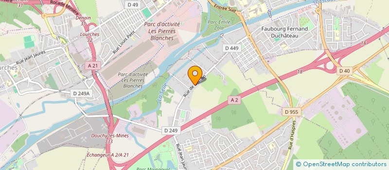 localisation de l'entreprise JPNB à DOUCHY-LES-MINES