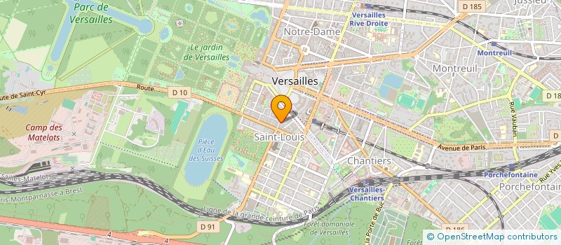 localisation de l'entreprise JPNB à VERSAILLES