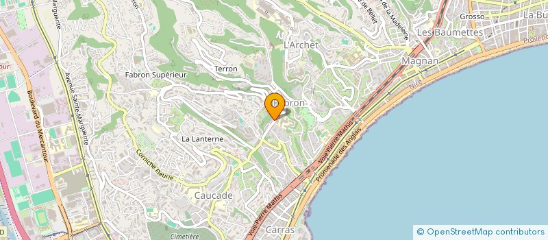 localisation de l'entreprise JPO  NICE