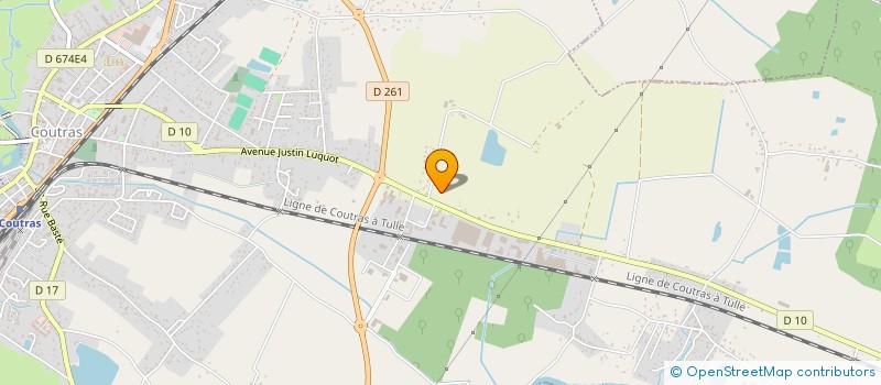 localisation de l'entreprise JPO  COUTRAS