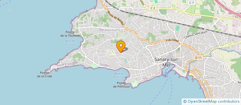 localisation de l'entreprise JPO MERS ET FLEUVES à SANARY-SUR-MER