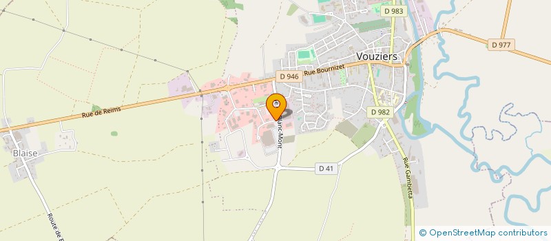 localisation de l'entreprise JPO VOUZIERS à VOUZIERS