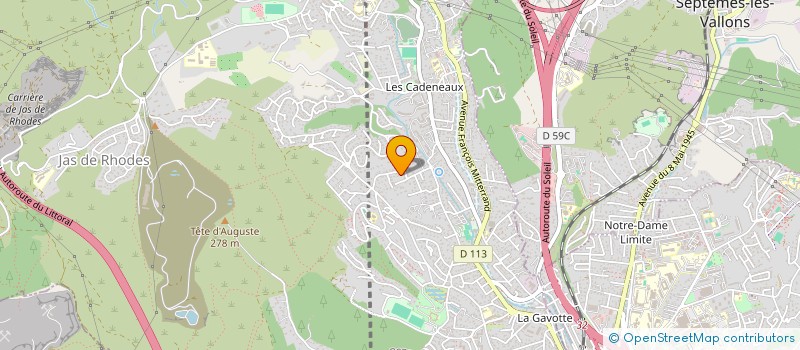 localisation de l'entreprise JPOA HOLDING  LES PENNES-MIRABEAU