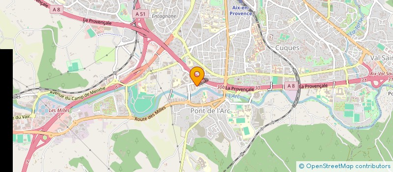 localisation de l'entreprise JPP à AIX-EN-PROVENCE