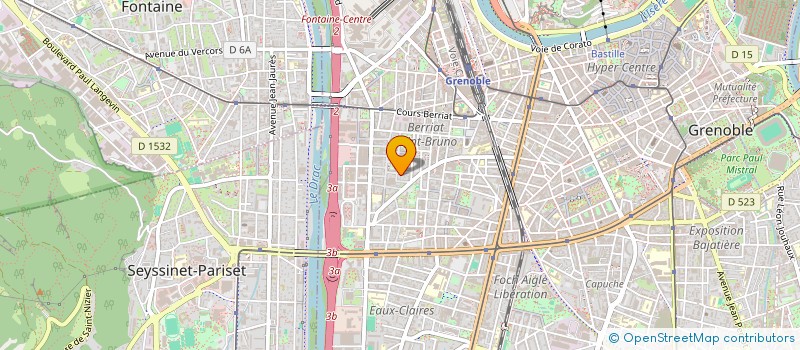 localisation de l'entreprise JPP ECM CONSEIL à GRENOBLE