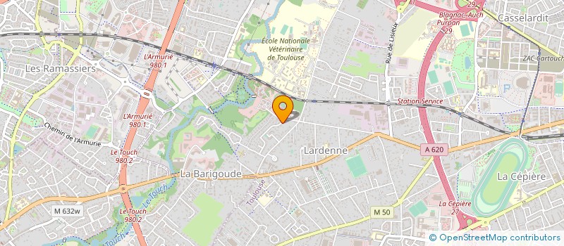 localisation de l'entreprise JPP OPTIQUE à TOULOUSE