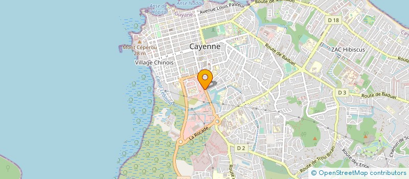 localisation de l'entreprise JPP SECURITE à CAYENNE