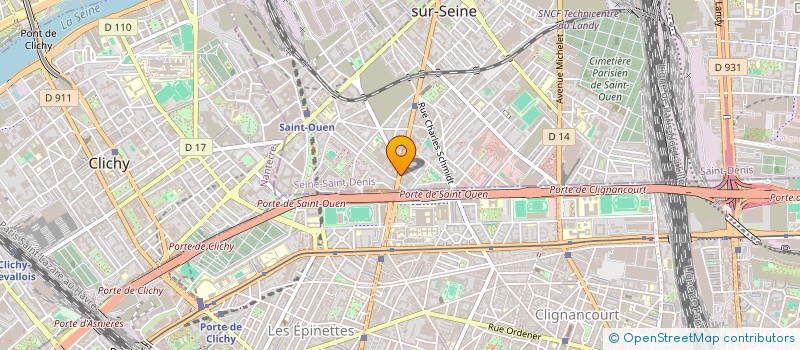localisation de l'entreprise JPP VIDEO  SAINT-OUEN-SUR-SEINE