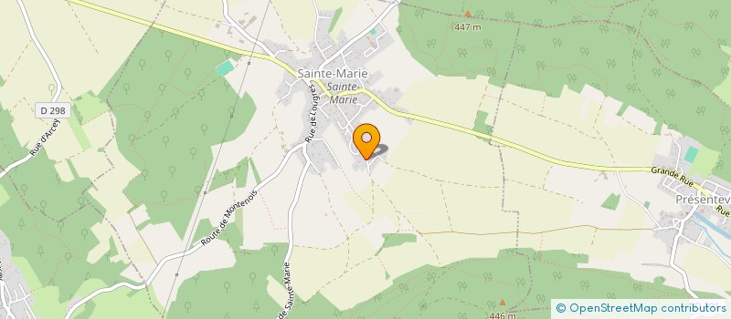 localisation de l'entreprise JPP6 à SAINTE-MARIE