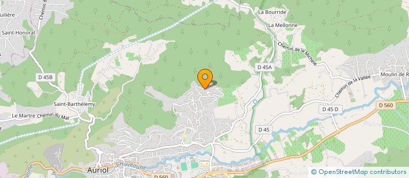 localisation de l'entreprise JPPA  AURIOL