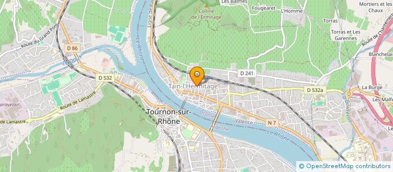 localisation de l'entreprise JPPC 26  TAIN-L'HERMITAGE