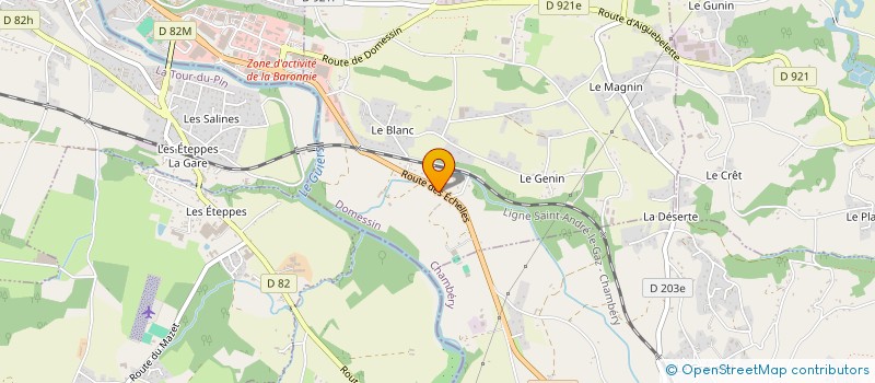 localisation de l'entreprise JPPF  DOMESSIN