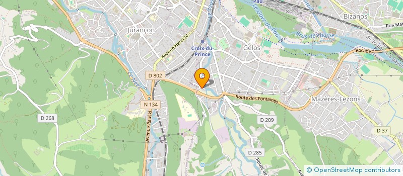 localisation de l'entreprise JPPO  GELOS