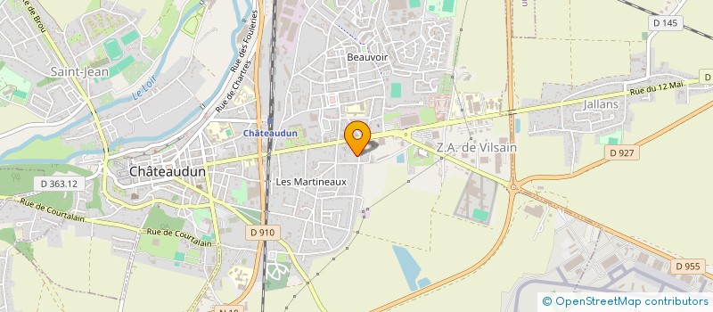 localisation de l'entreprise JPPTM à CHATEAUDUN