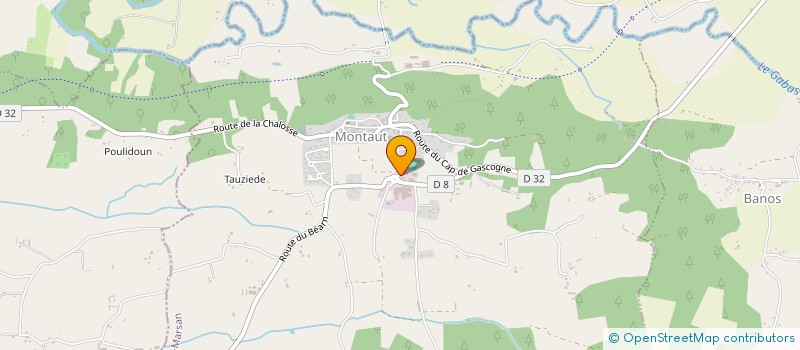 localisation de l'entreprise JPR à MONTAUT
