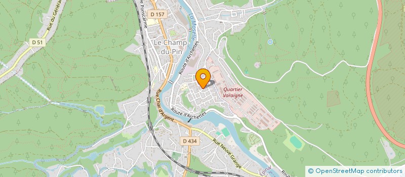 localisation de l'entreprise JPR  EPINAL