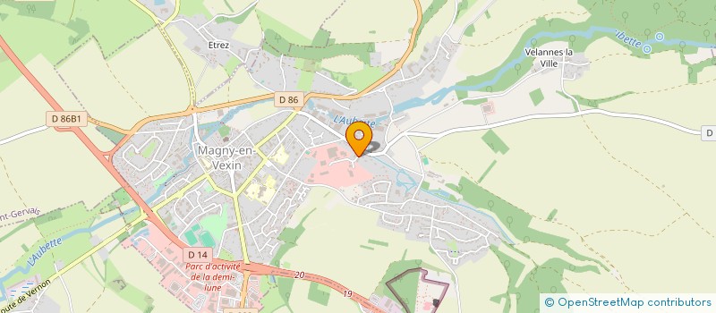 localisation de l'entreprise JPR AUTO  MAGNY-EN-VEXIN