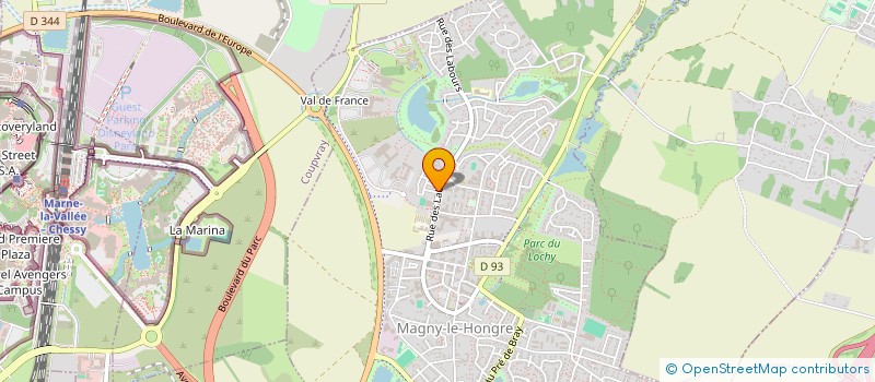 localisation de l'entreprise JPR DISTRIB  MAGNY-LE-HONGRE