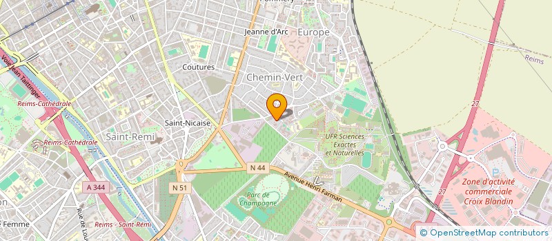 localisation de l'entreprise JPR GESTION  REIMS