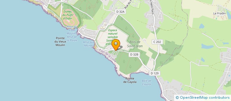 localisation de l'entreprise JPR IMMOBILIER à LES SABLES D'OLONNE