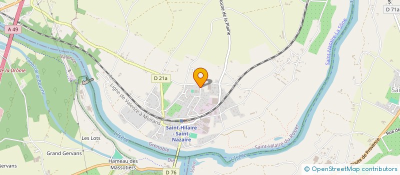 localisation de l'entreprise JPR IMMOBILIER  SAINT-HILAIRE-DU-ROSIER