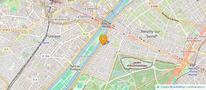 localisation de l'entreprise JPR PASSY à NEUILLY-SUR-SEINE