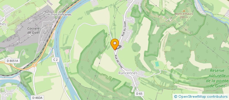 localisation de l'entreprise JPR PRODUCTION  RANCENNES