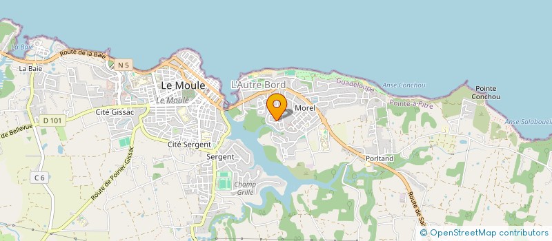localisation de l'entreprise JPR TOURISME à LE MOULE