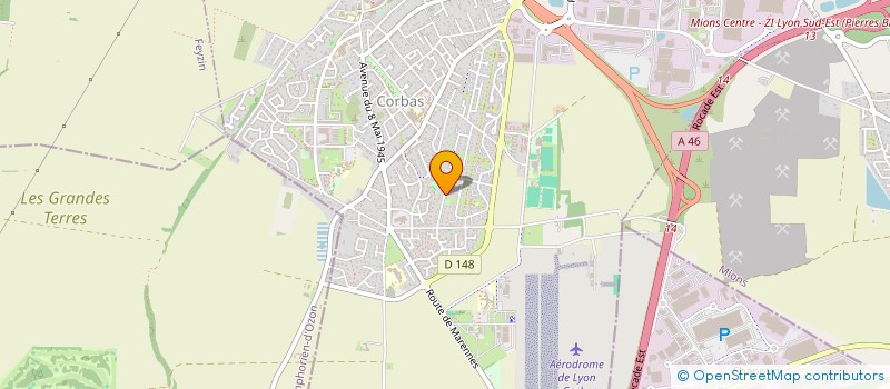 localisation de l'entreprise JPR63V à CORBAS