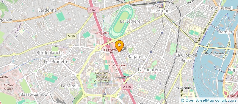 localisation de l'entreprise JPRA IMMOBILIER à TOULOUSE