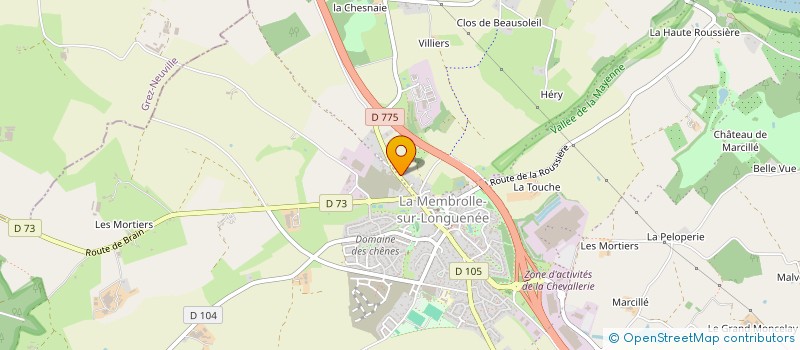 localisation de l'entreprise JPREDALI27  LONGUENEE-EN-ANJOU