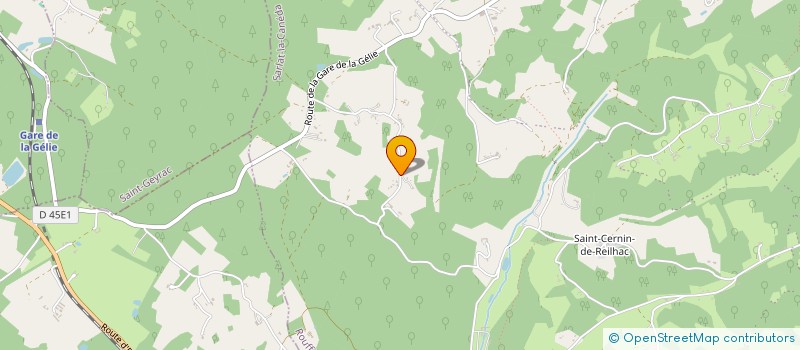 localisation de l'entreprise JPRLD  ROUFFIGNAC ST CERNIN DE R