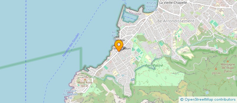 localisation de l'entreprise JPS à MARSEILLE 8