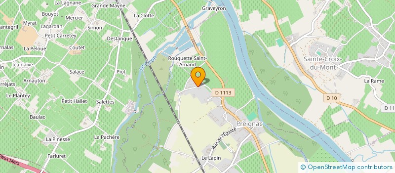 localisation de l'entreprise JPS à LANGON