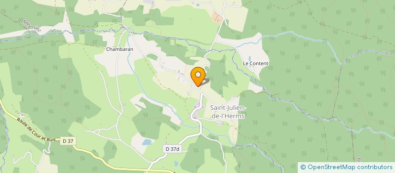 localisation de l'entreprise JPS  COUR-ET-BUIS