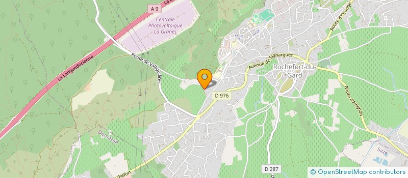localisation de l'entreprise JPS  ROCHEFORT-DU-GARD