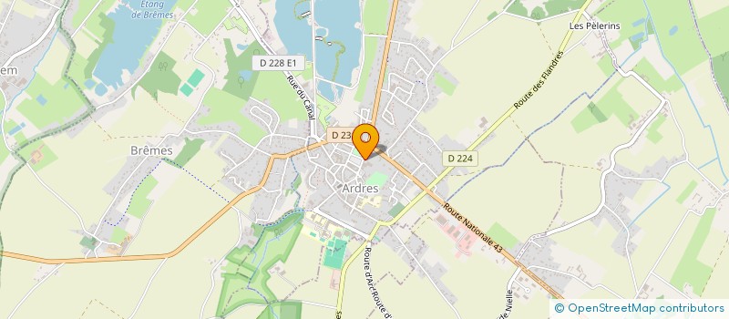 localisation de l'entreprise JPS  ARDRES