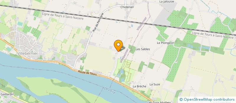 localisation de l'entreprise JPS  VILLEBERNIER