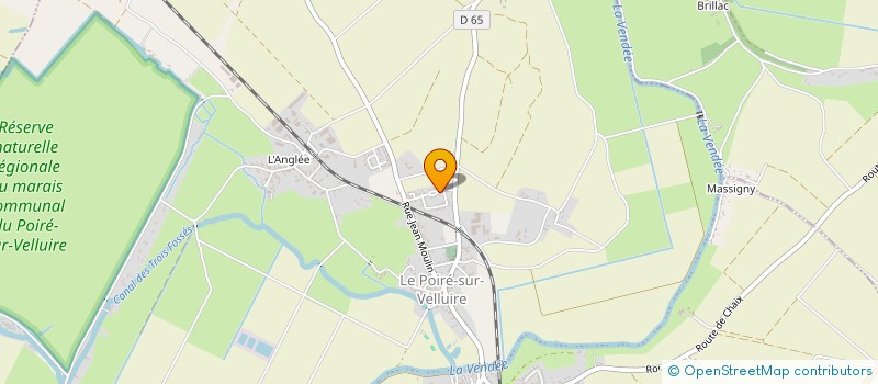 localisation de l'entreprise JPS AERO MAINTENANCE à LES VELLUIRE-SUR-VENDEE